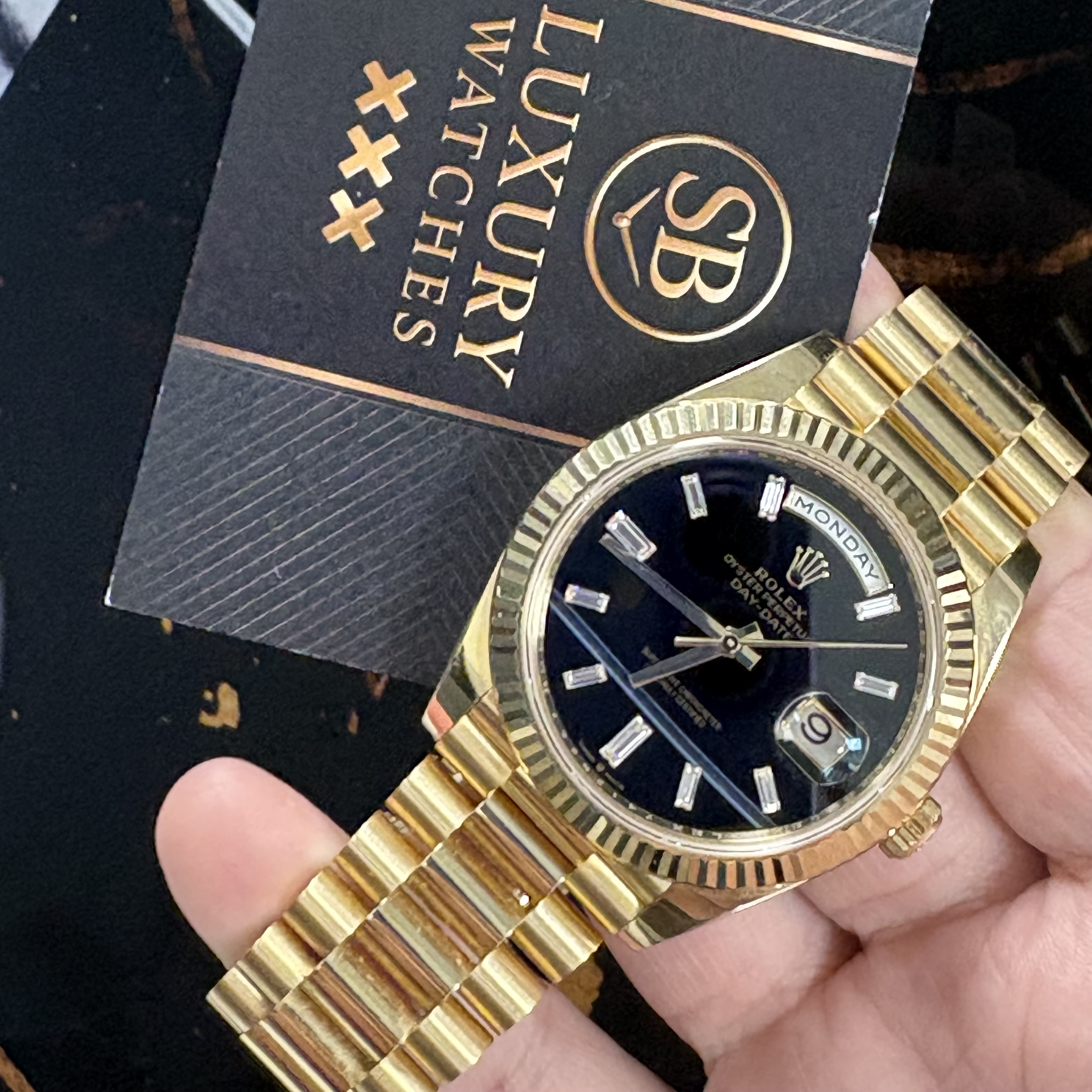 Rolex Daydate 40mm Onyx